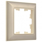 Рамка на 1 пост ИЭК BRITE пластик бежевый/шампань (РУ-1-Бр)