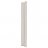 Рамка на 1 пост ИЭК BRITE пластик белый рифленый (РУ-1-Бр)