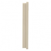 Рамка на 1 пост ИЭК BRITE пластик бежевый рифленый (РУ-1-Бр)