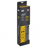 Удлинитель ИЭК Modern У03В 5 розеток 2P+E шторки выключатель кабель 2м 3х1 мм2 16А/250В USBх4 черный