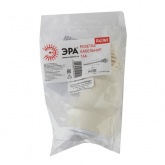 Розетка кабельная с заземлением ЭРА R4(W) 2P+E 16А прямая белая