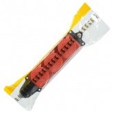 Розетка каучуковая тройная с крышками ИЭК Омега РБ33-1-0м 3х2P+E 16А каучук IP44 красная