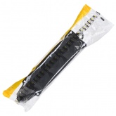 Розетка каучуковая тройная с крышками ИЭК Омега РБ33-1-0м 3х2P+E 16А каучук IP44 черная