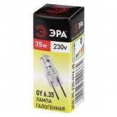 Лампа галогенная капсульная ЭРА JCD 35W 230V GY6.35 (5055287100665)