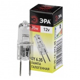 Лампа галогенная капсульная ЭРА JC 35W 12V GY6.35 (5055287100603)