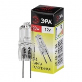 Лампа галогенная капсульная ЭРА JC 20W 12V G4 (5055287100542)
