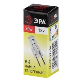 Лампа галогенная капсульная ЭРА JC 20W 12V G4 (5055287100542)