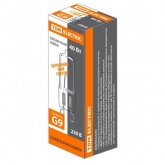 Лампа галогенная капсульная TDM JCD 40W 230V G9 прозрачная