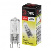 Лампа галогенная капсульная ЭРА JCD 40W 230V G9 CL (5055287103826)