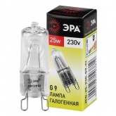 Лампа галогенная капсульная ЭРА JCD 25W 230V G9 CL (5055287103819)