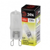 Лампа галогенная капсульная ЭРА JCD 40W 230V G9 FR (5055287103833)