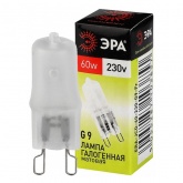 Лампа галогенная капсульная ЭРА JCD 60W 230V G9 FR (5055287103857)