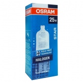 Лампа галогенная капсульная Osram 66825 AM HALOPIN 25W 250lm 230V G9 (матовая)