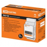 Реле контроля уровня TDM РКУ-04 230/400В, управление 2-мя насосами, 3 датчика (без датчиков)