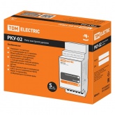 Реле контроля уровня TDM РКУ-02 230/400В, наполнение или дренаж, 3 датчика (без датчиков)