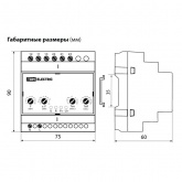 Ограничитель мощности TDM ОМ-1 3-30кВт, 1-фазный, с реле напряжения