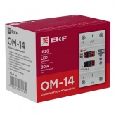 Ограничитель мощности EKF ОМ-14 однофазный 1-80А 0,1-14 кВт