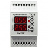 Терморегулятор ТК-5 6A 0C..+125C два канала управления и измерения