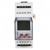 Терморегулятор теплого пола Zamel модульный ЖК 16А +5/+60°С (датчик NTC-03 отдельно)