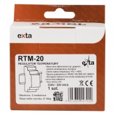 Терморегулятор теплого пола Zamel модульный ЖК 16А +5/+60°С (датчик NTC-03 отдельно)