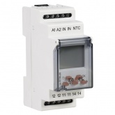 Терморегулятор теплого пола Zamel модульный ЖК 16А +5/+60°С (датчик NTC-03 отдельно)