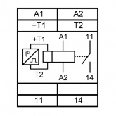 Реле контроля температуры Меандр ТР-15М в узком корпусе