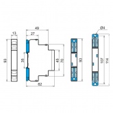 Реле контроля температуры Меандр ТР-15М в узком корпусе АС230В УХЛ4 с ТД-3 (2000016934076)