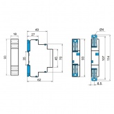 Реле контроля температуры Меандр ТР-М02 ACDC36-265В с датчиком ТД-3 УХЛ4 (2000016934038)