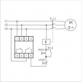 Реле контроля фаз Евроавтоматика CKF-11 асимметрия 80В задержка отключения 1-10с 8A 1NO+1NC