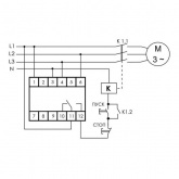 Реле контроля наличия/асимметрии/чередования фаз CKF-317 асим 40-80В, задерж. откл. 3-5с, 1NO/NC