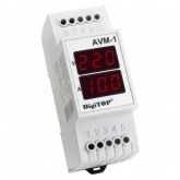 Вольтамперметр AVM-1 измерение и индикация сетевого напряжения и тока DigiTOP