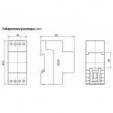 Вольтметр В45ПД 300В-1,5 (DIN-рейка) TDM