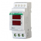 Указатель мощности Евроавтоматика однофазный ток 0,5-63А напряжение 24-250В 50Гц 2 модуля монтаж на