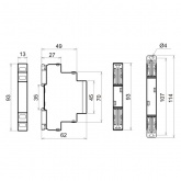 Счётчик моточасов Меандр СИМ-05ч-13 AC230В УХЛ4 узкий корпус