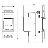 Вольтметр Меандр ВР-М03-1 (ВР-М03-1 АС20-450В 400Гц УХЛ4) Специальное исполнение (2000016934502)