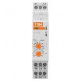 Реле времени TDM РВД 0,1с/10мин-75мс/150мс 2х8А 24/230В Звезда-треугольник