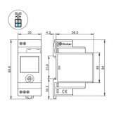Реле времени цифровое недельное Finder 1НО 16A 110-240В AC/DC на DIN-рейку