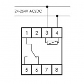 Реле времени программируемое Евроавтоматика PCZ-521 24-264В AC/DC сутки/неделя циклы 1NO/NC 16А NFC