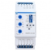 Трехфазное реле контроля напряжения Новатек РНПП-311М 5А на DIN-рейку