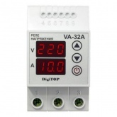 Однофазное реле контроля напряжения VA-32 32A на DIN-рейку DigiTOP