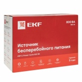 Источник бесперебойного питания (ИБП) линейно-интерактивный EKF Home 800ВА/480Вт
