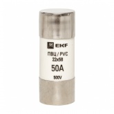 Плавкая вставка цилиндрическая EKF ПВЦ (22х58) 50А