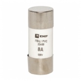 Плавкая вставка цилиндрическая EKF ПВЦ (22х58) 8А