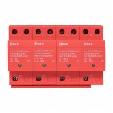 Устройство защиты от импульсных перенапряжений EKF Класс 1 Iimp 25kA (10/350?s) 4P 8 модуля