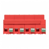 Устройство защиты от импульсных перенапряжений EKF Класс 1 Iimp 25kA (10/350?s) 4P 8 модуля