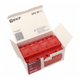 Устройство защиты от импульсных перенапряжений EKF Класс 1 Iimp 25kA (10/350?s) 4P 8 модуля