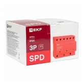 Устройство защиты от импульсных перенапряжений EKF Класс 1 Iimp 25kA (10/350?s) 3P 6 модуля