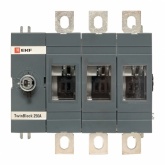 Рубильник EKF PROxima TwinBlock 250A 3P без рукоятки управления (выключатель нагрузки)