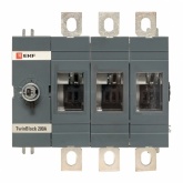Рубильник EKF PROxima TwinBlock 200A 3P без рукоятки управления (выключатель нагрузки)