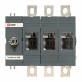 Рубильник EKF PROxima TwinBlock 160A 3P без рукоятки управления (выключатель нагрузки)